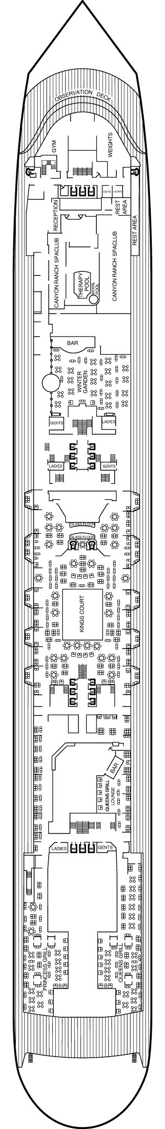 Cunard Queen Mary 2 (844-442-7847): Queen Mary 2 Deck Plan Deck 7 Balconies